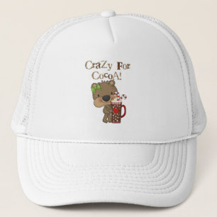 Boné Urso da menina louco para o cacau