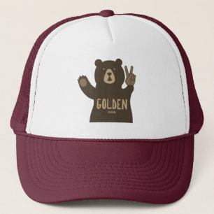 Boné Urso da Paz do Colorado Dourado
