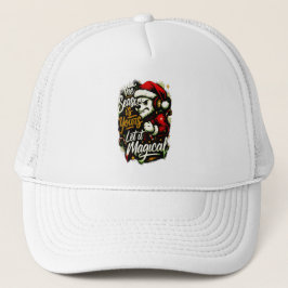 Boné Urso de Natal Aconchegante DJ Gorro de Malha