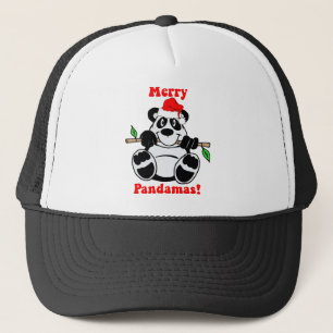 Boné Urso de panda engraçado do Natal