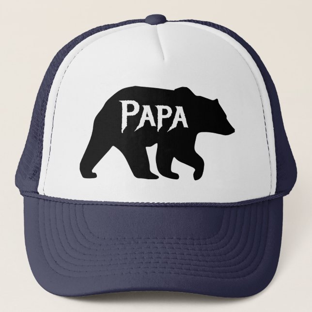 Boné Urso de PAPA, Pai, Pai, Dia do Pai (Frente)