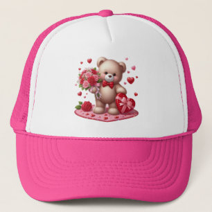 Boné Urso de pelúcia Dia de os namorados