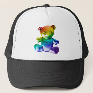 Boné Urso de pelúcia em metal polido SlipperyJoe's grad