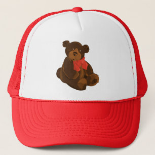 BONÉ URSO DE PELÚCIA FOFO ADORÁVEL