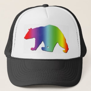 Boné Urso do arco-íris