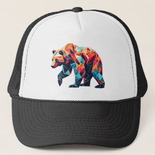 Boné Urso Geométrico