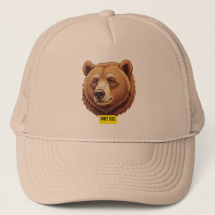 Boné Urso grizzly. Salto de dinheiro