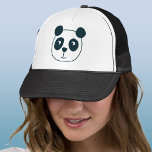 Boné Urso Panda Bonito<br><div class="desc">Um pequeno urso panda divertido para fazer qualquer sorriso de amante de os animais com espírito de conservação. Arte original de Nic Squirrell.</div>