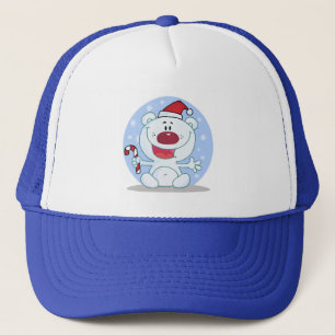 Boné Urso Polar Com Camisetas De Feriado De Canas De Ca