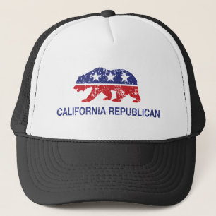 Boné Urso Republicano Californiano Aflito