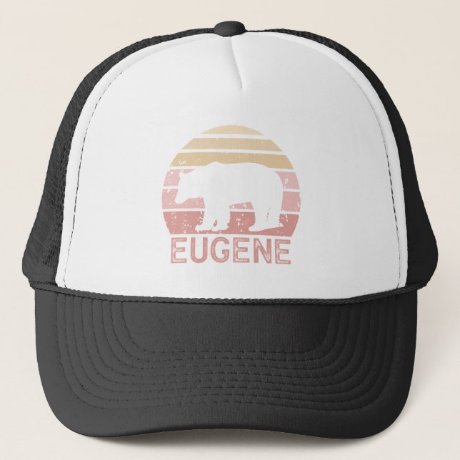 Boné Urso Retro de Eugene Oregon (Frente)