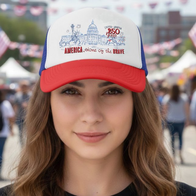 Boné US 250 America's Anniversary Retro  (US 250 America's Anniversary Retro Trucker Hat)