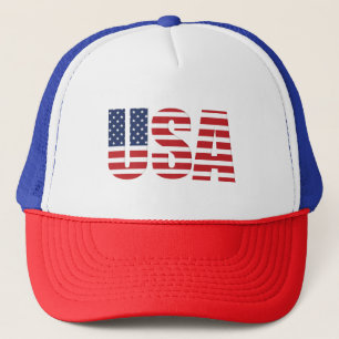 Boné USA Flag Trucker Hat