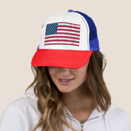 Boné USA Flag Trucker Hat - Especial de 4 de julho