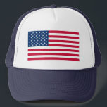 Boné USA Flag Trucker Hat - Patriótico<br><div class="desc">USA Flag Trucker Hats - Estados Unidos da América - Flag - Patriotic - Independence Day - 4 de julho - Customizable - Choose / Add Your Unique Text / Color / Image - Make Your Special Hat / Gift - Reize, mova ou remova elementos / imagem com a ferramenta...</div>