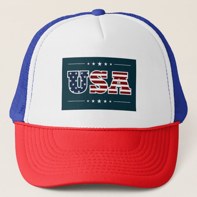 Boné USA Trucker Hat (Frente)