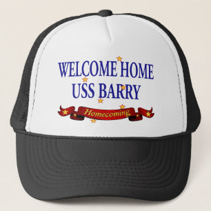Boné USS Home bem-vindo Barry