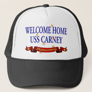 Boné USS Home bem-vindo Carney