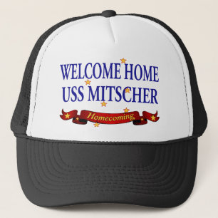 Boné USS Home bem-vindo Mitscher