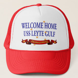 Boné USS Leyte Gulf Home bem-vindo