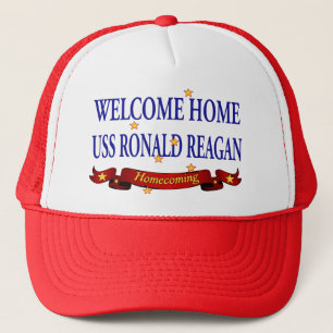 Boné USS Ronald Reagan Home bem-vindo
