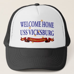 Boné USS Vicksburg Home bem-vindo