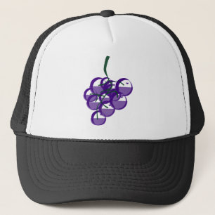 Boné Uvas Fruta Vinho Lilac Comida Vinho