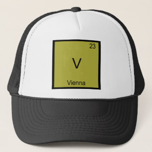 Boné V- Viena - Símbolo de Elemento Químico Funny T-S