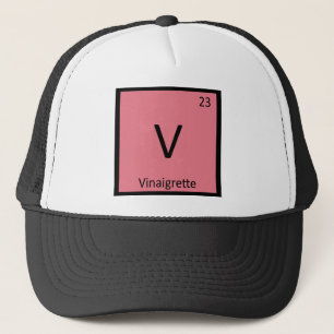 Boné V - Vinagrete Química Símbolo da Tabela Periódica