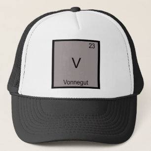 Boné V - Vonnegut Funny Chemistry Element Symbol Tee