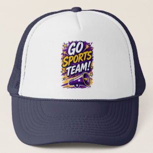 Boné Vá Equipe Esportiva! Equipe Genérica Divertida