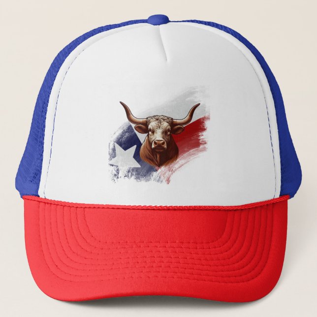 Boné Vaca longhorn do Texas (Frente)