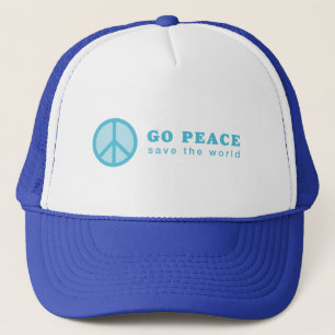 Boné Vai a paz (azul)