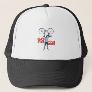 Boné Vai andar de bicicleta