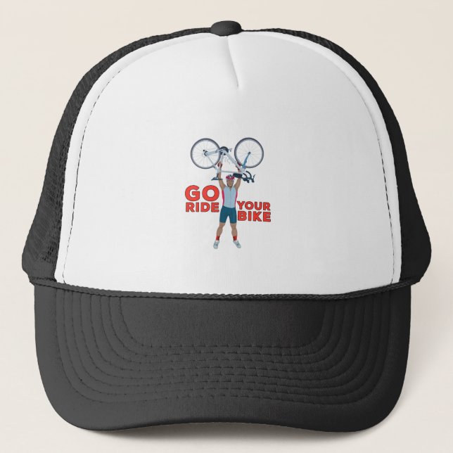 Boné Vai andar de bicicleta (Frente)