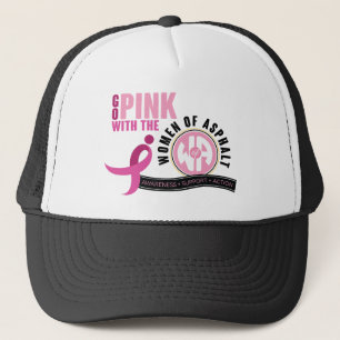 Boné "Vai com o chapéu de caminhoneiro rosa"