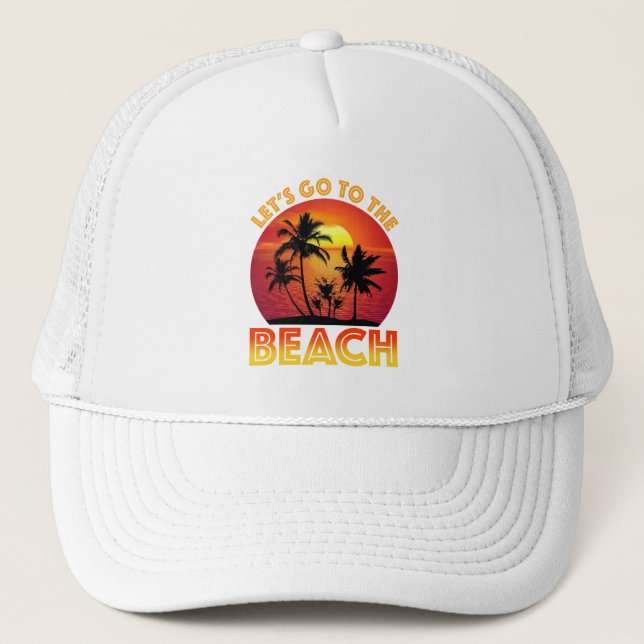 Boné Vamos à Praia (Frente)