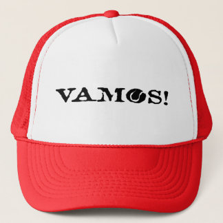 Boné Vamos! Chapéu de caminhoneiro tênis para jogador o
