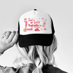 Boné Vamos Go Girls Cowgirl Última Bachelorette Rodeo<br><div class="desc">Encostem-se e vamos vão, meninas! É hora de celebrar o último rodeio da noiva em estilo com o nosso Vamos Go Girls Cowgirl Last Rodeo Bachelorette Trucker Hat! Este não é qualquer chapéu. É o seu acessório de viagem para uma viagem selvagem através de Nashville, Austin, Scottsdale e Las Rodeo....</div>