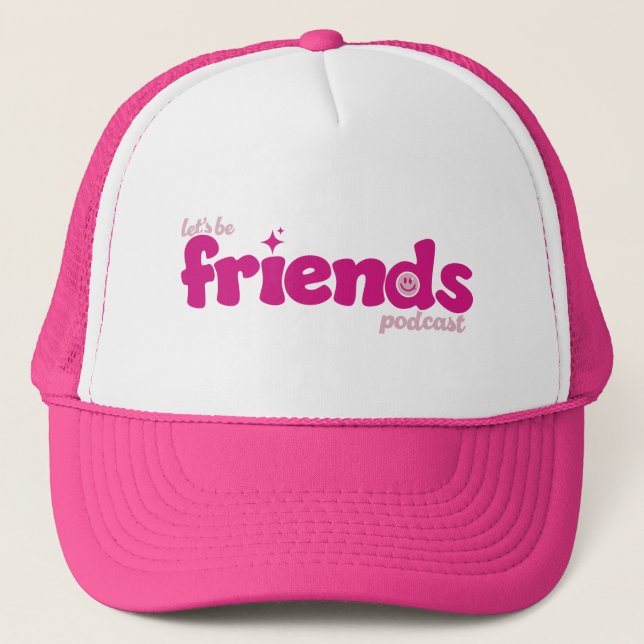 Boné Vamos Ser Amigos do Trucker Hat (Frente)