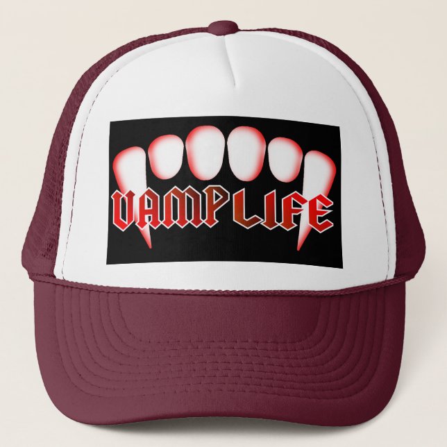 Boné Vamplfe Vampire Presas Trucker Hat (Frente)