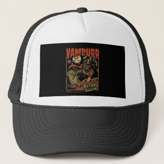 Boné Vampurr Morde Novamente! Gato Engraçado Halloween