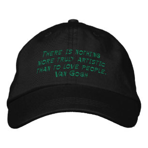 Boné Van Gogh Art and Love Cote Embroiderou Hat