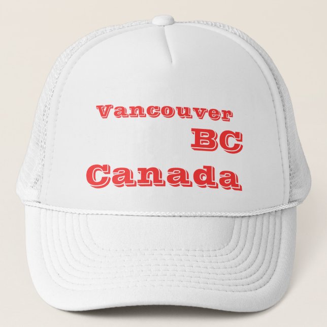Boné Vancouver BC Canadá (Frente)