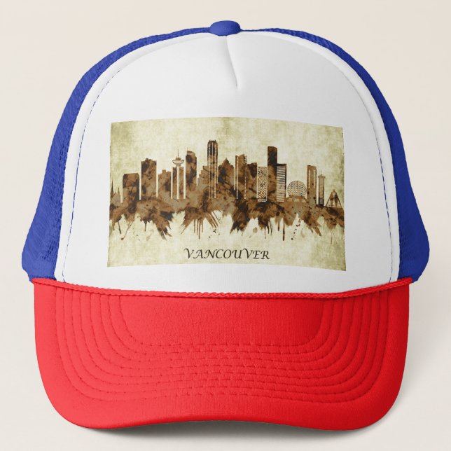 Boné Vancouver Canada Cityscape (Frente)
