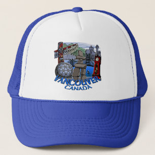 Boné Vancôver tampa BC trucker caps & chapéus da