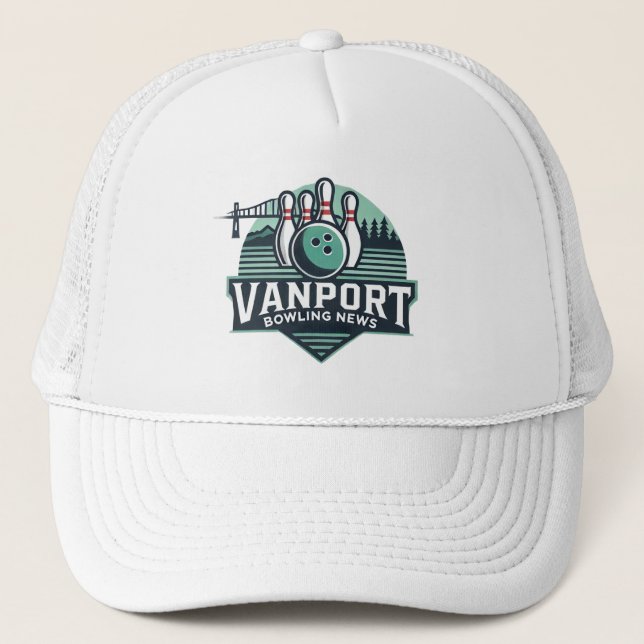 Boné Vanport Boliche News Trucker Hat Northwest Design (Frente)