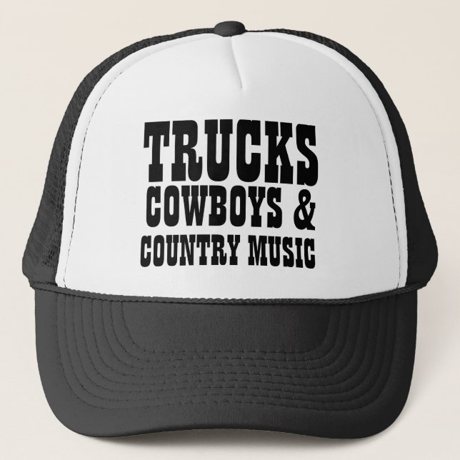 Boné Vaqueiros e música country dos caminhões (Frente)