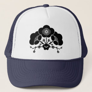 Boné Várias floridas de ameixa