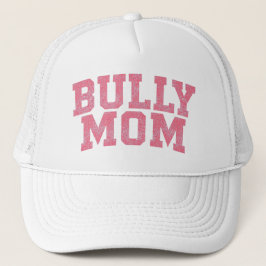 Boné Varsity Pink Bully Dog Mom | Bulldog Pitbull Mama